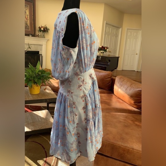 Chloe Downy Blue Mini Dress - Picture 2 of 9